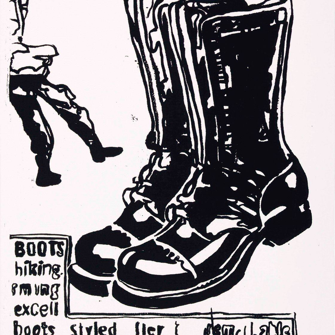 Andy Warhol — Ботинки десантника (положительные)