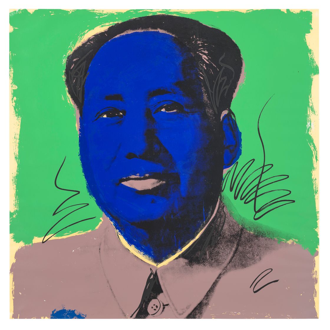 Andy Warhol — Один отпечаток, от: Мао