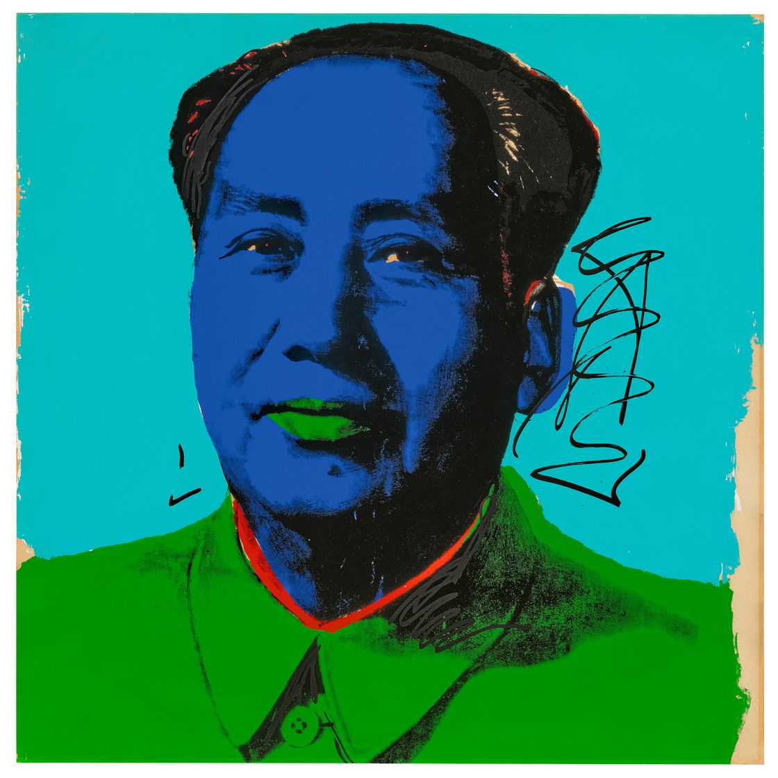 Andy Warhol — Один отпечаток, от: Мао