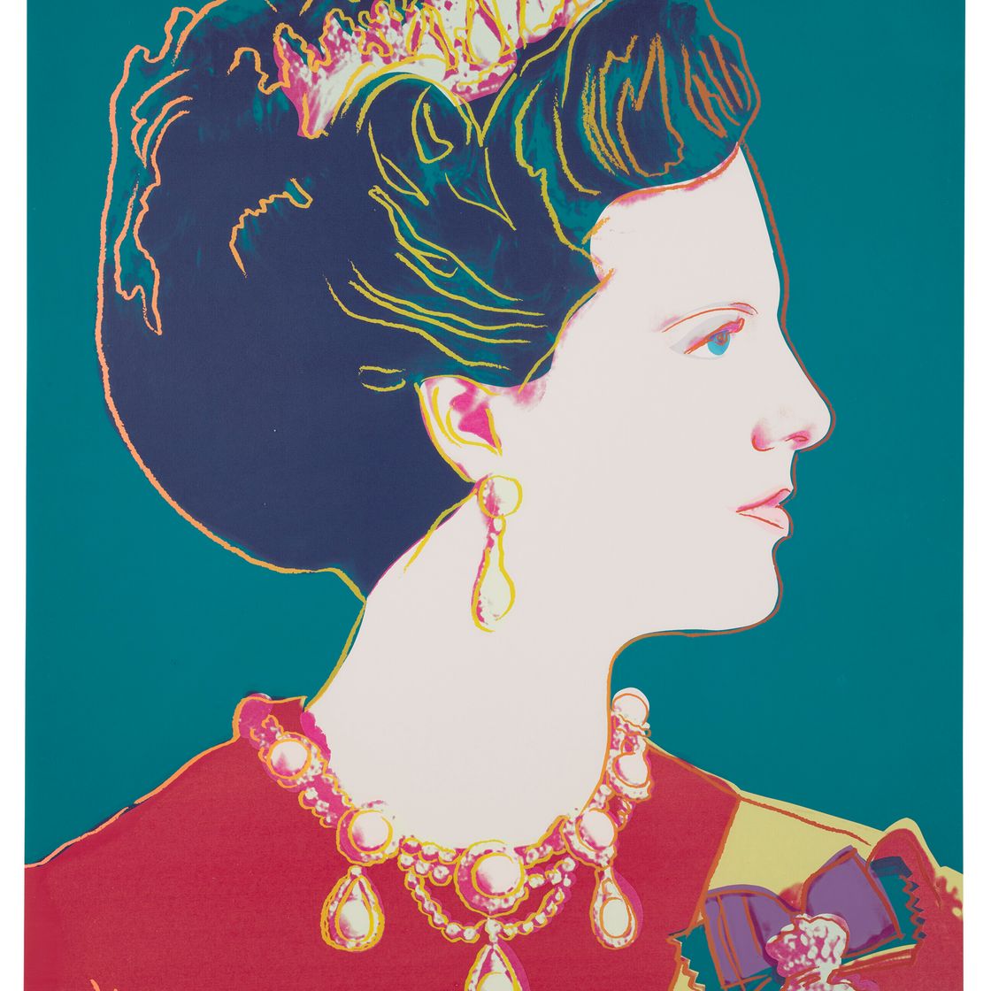 Andy Warhol — Королева Дании Маргрете II, от : Правящие королевы
