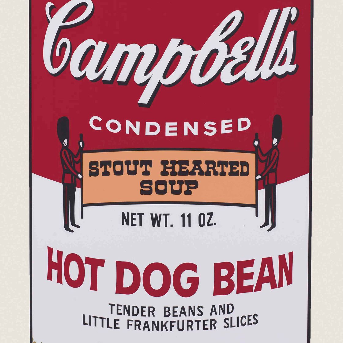 Andy Warhol — Хот-дог с фасолью от Campbell's Soup II