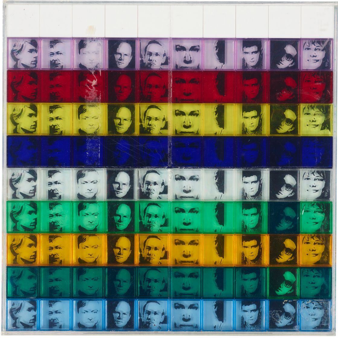 Andy Warhol — Портреты художников, из десяти, выполненных Лео Кастелли, изображение 3
