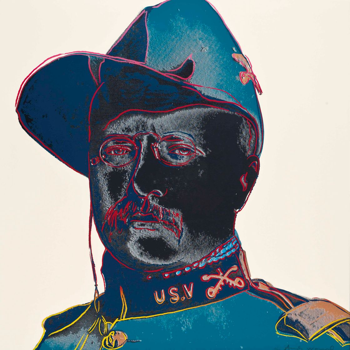Andy Warhol — Тедди Рузвельт из "Ковбоев и индейцев"