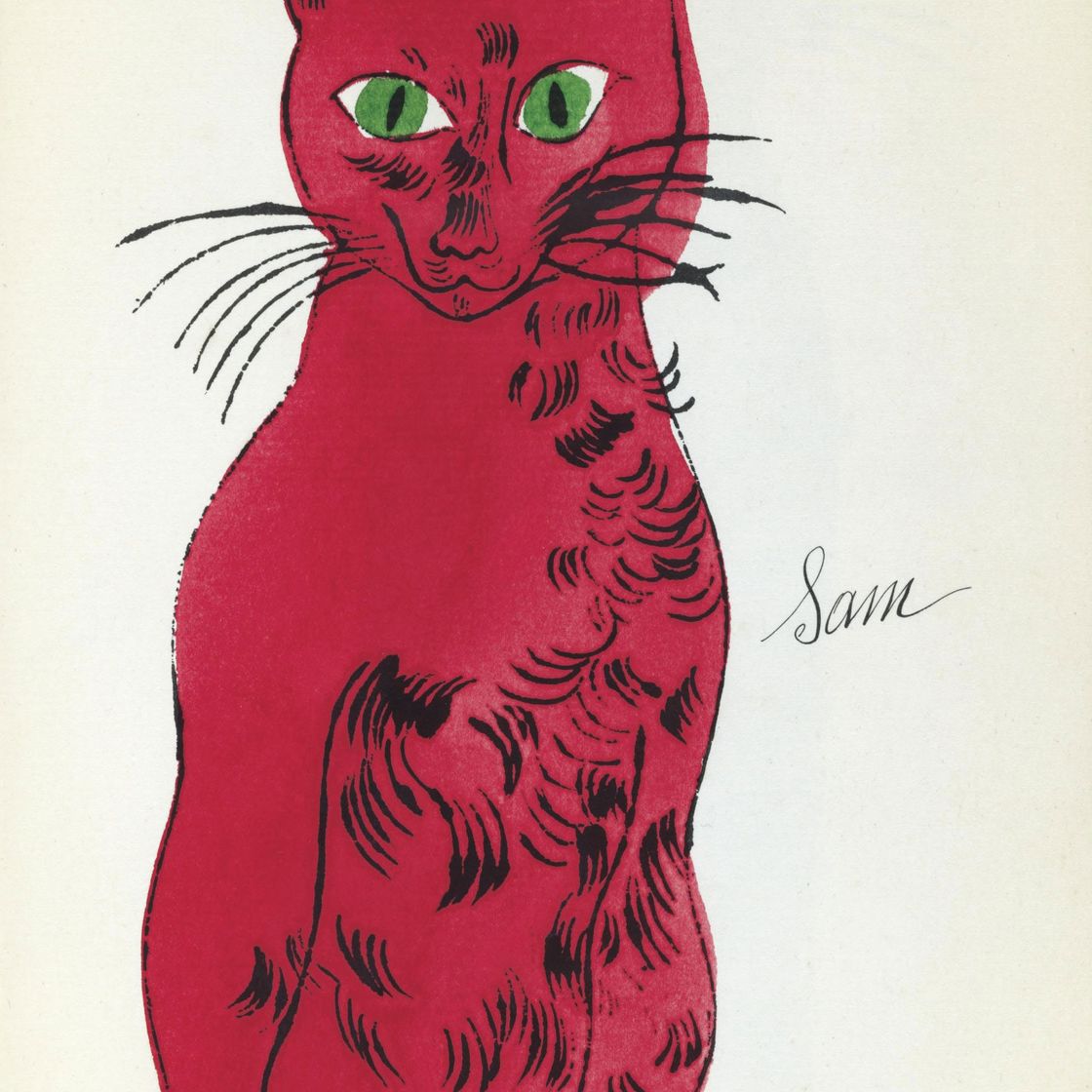 Andy Warhol — 25 кошек по имени Сэм и одна голубая киска, Энди Уорхол, Нью-Йорк, около 1954 года (Feldman & Schellman IV.52A-68A), изображение 4
