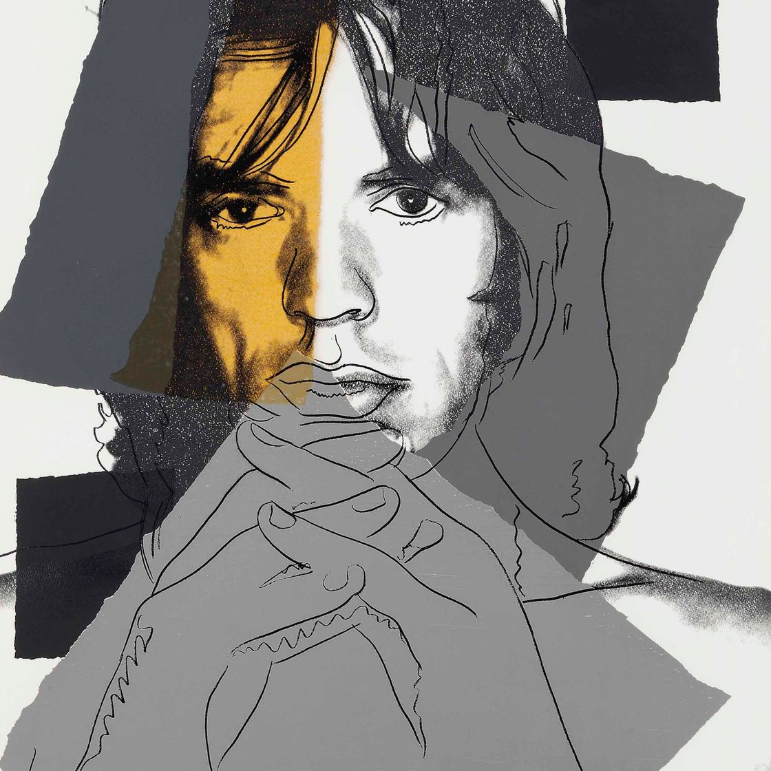 Andy Warhol — Мик Джаггер: одна тарелка