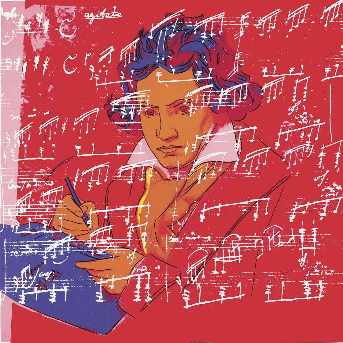 Andy Warhol — Бетховен (см. F. & S. IIB.390-393)