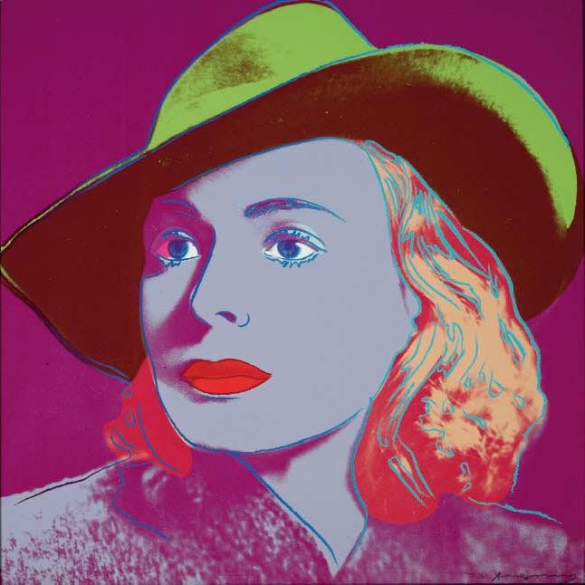 Andy Warhol — Со шляпой, от Ингрид Бергман (F. & S. IIB.315)
