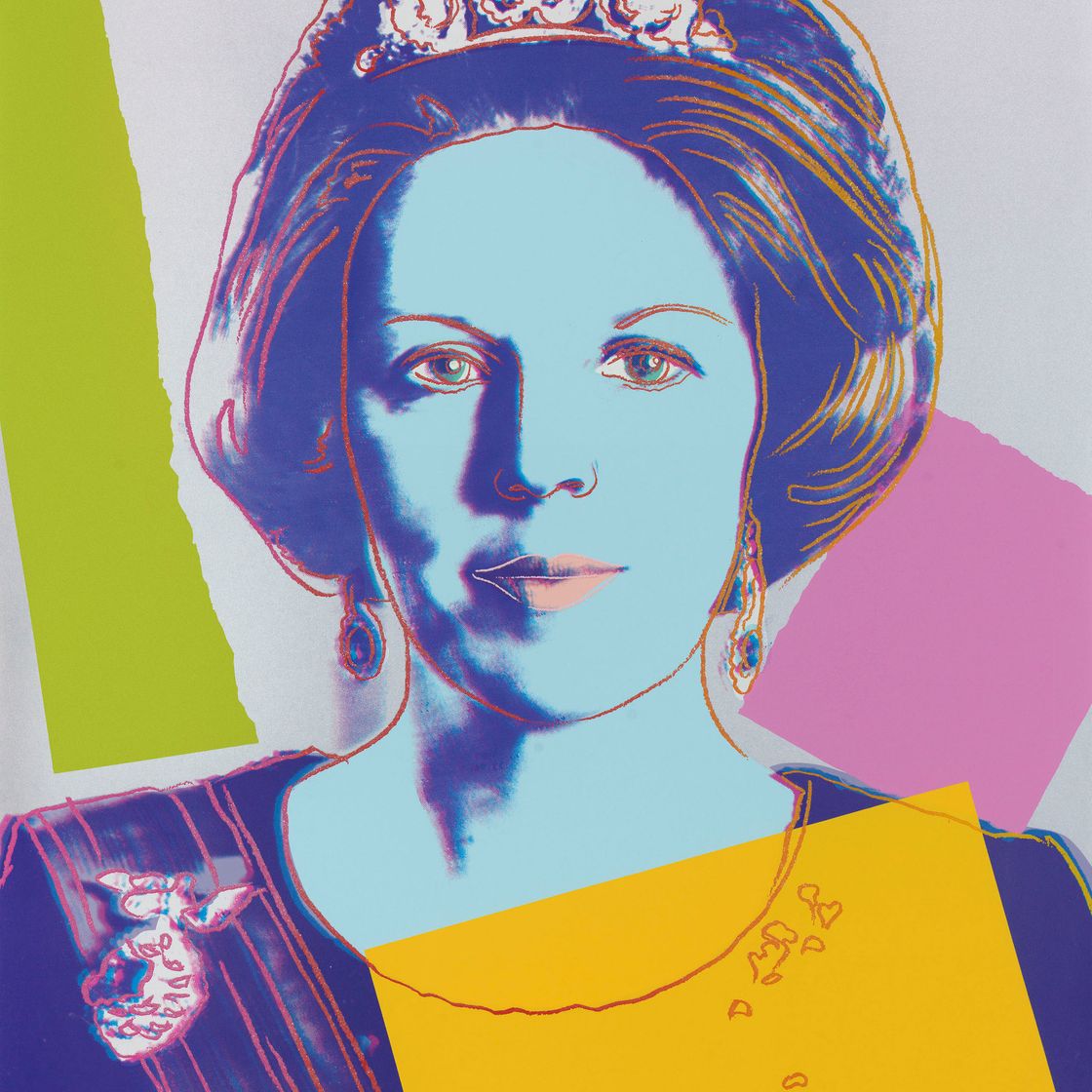 Andy Warhol — Королева Беатрикс, от: Reigning Queens (Королевское издание)