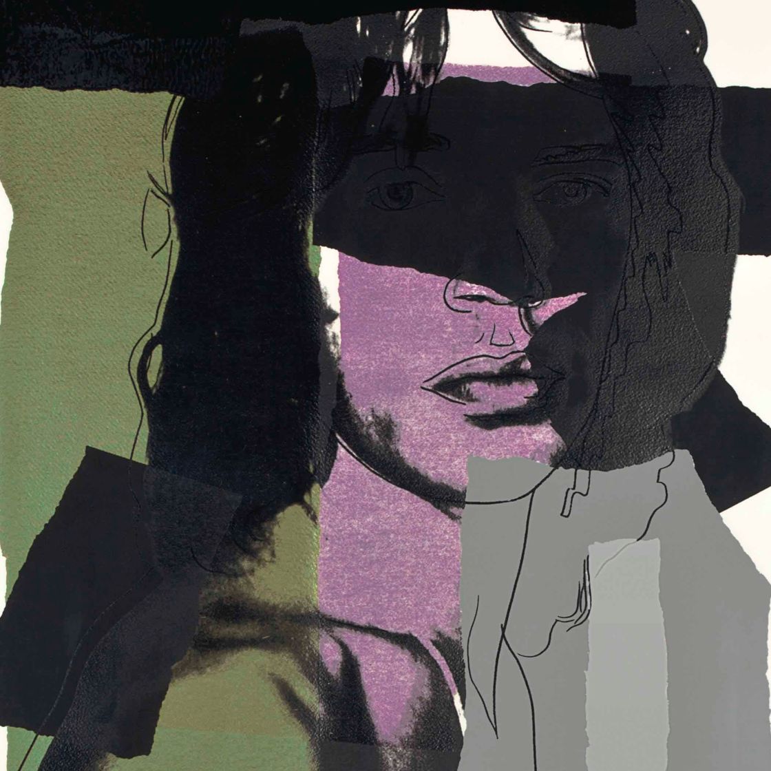 Andy Warhol — Мик Джаггер: одна тарелка