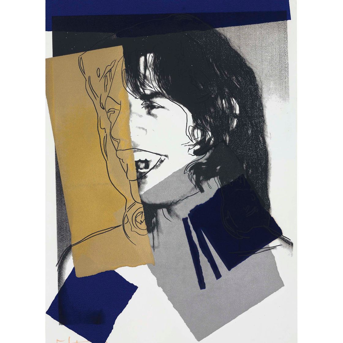 Andy Warhol — Мик Джаггер: одна тарелка