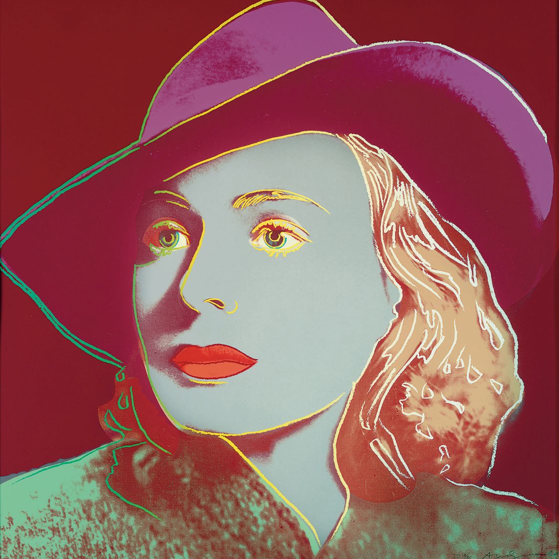 Andy Warhol — Со шляпой, от Ингрид Бергман (F. & S. IIB.315)