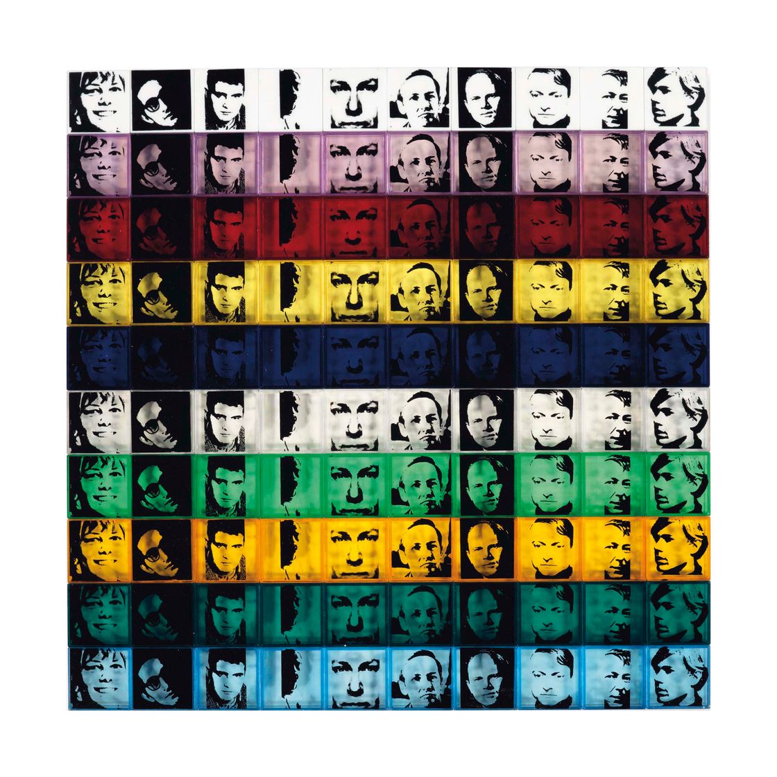 Andy Warhol — Портреты художников, из десяти, выполненных Лео Кастелли