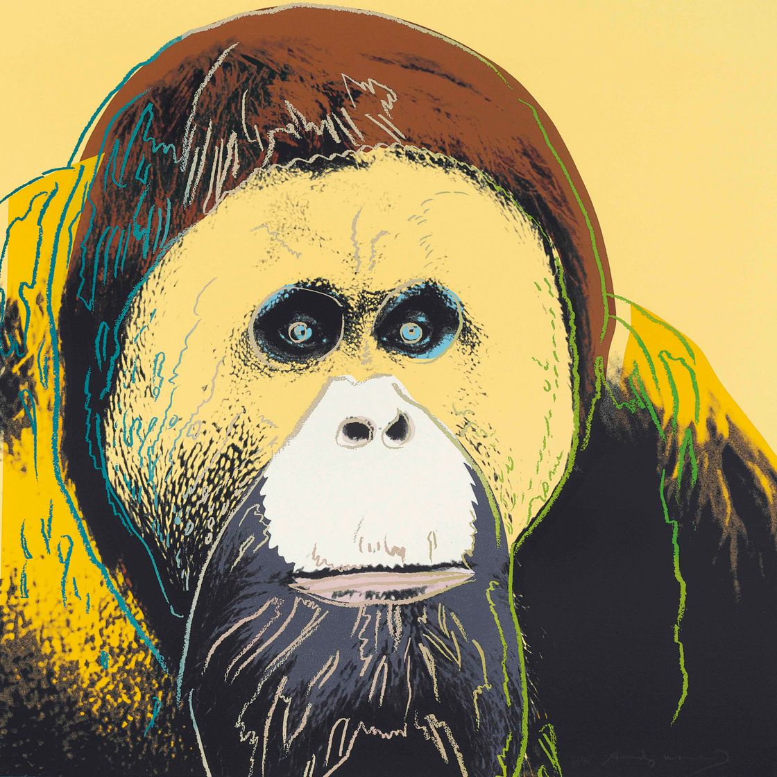 Andy Warhol — Орангутанг, принадлежащий к вымирающему виду