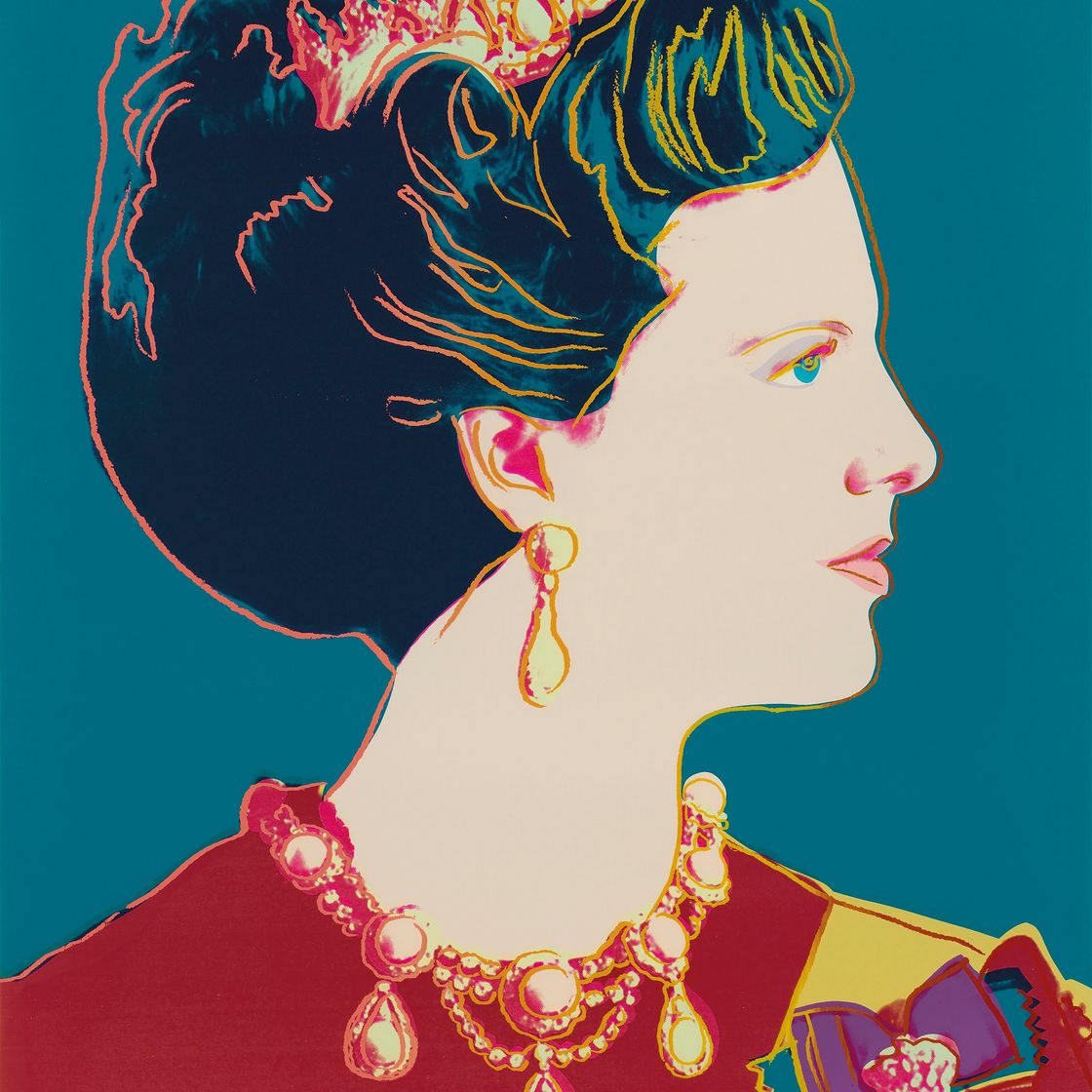Andy Warhol — Королева Дании Маргрете II, от: Правящие королевы