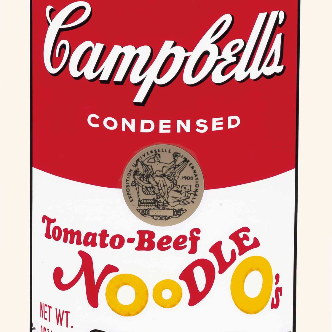 Andy Warhol — Томатно-говяжья лапша O's, от Campbell's Soup II