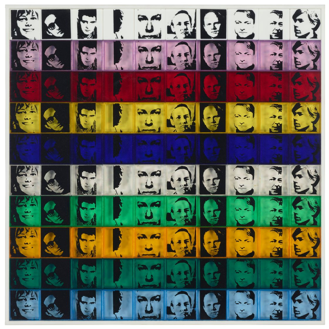 Andy Warhol — Портреты художников, из десяти, выполненных Лео Кастелли, изображение 2