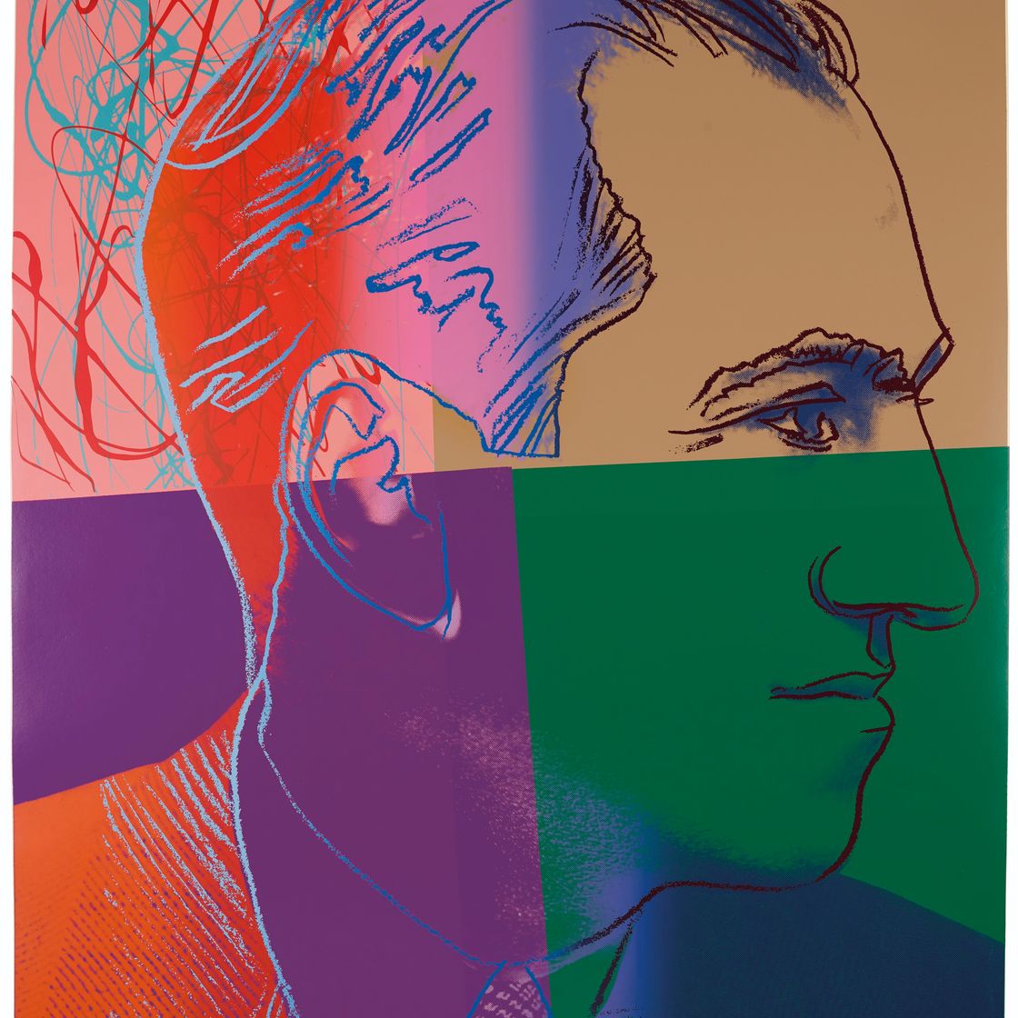 Andy Warhol — Джордж Гершвин из "Десяти портретов евреев двадцатого века"