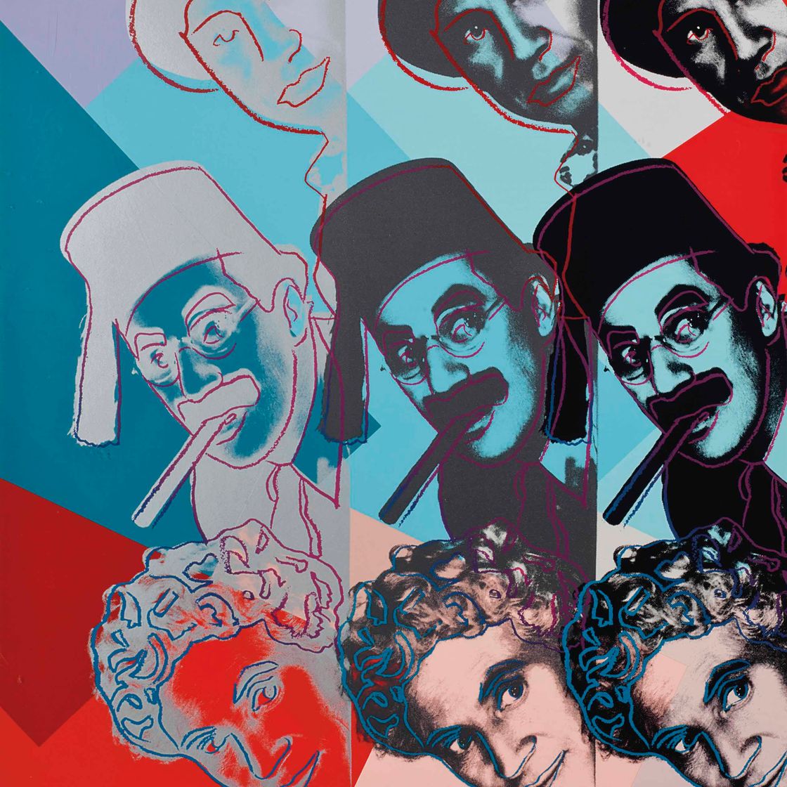Andy Warhol — Братья Маркс, из "Десяти портретов евреев двадцатого века" (F. & S. II.232)