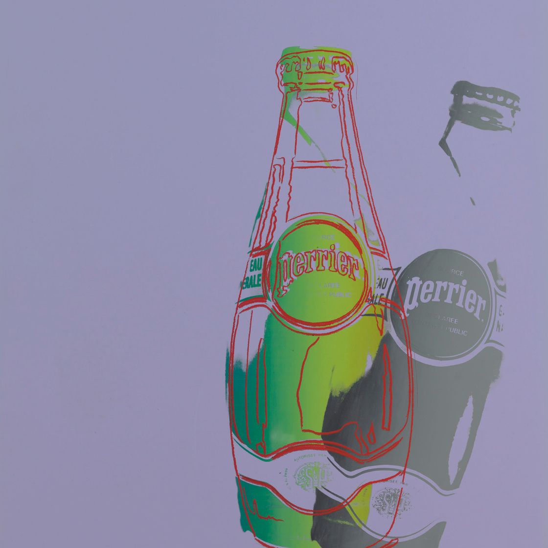 Andy Warhol — Перье: одна тарелка