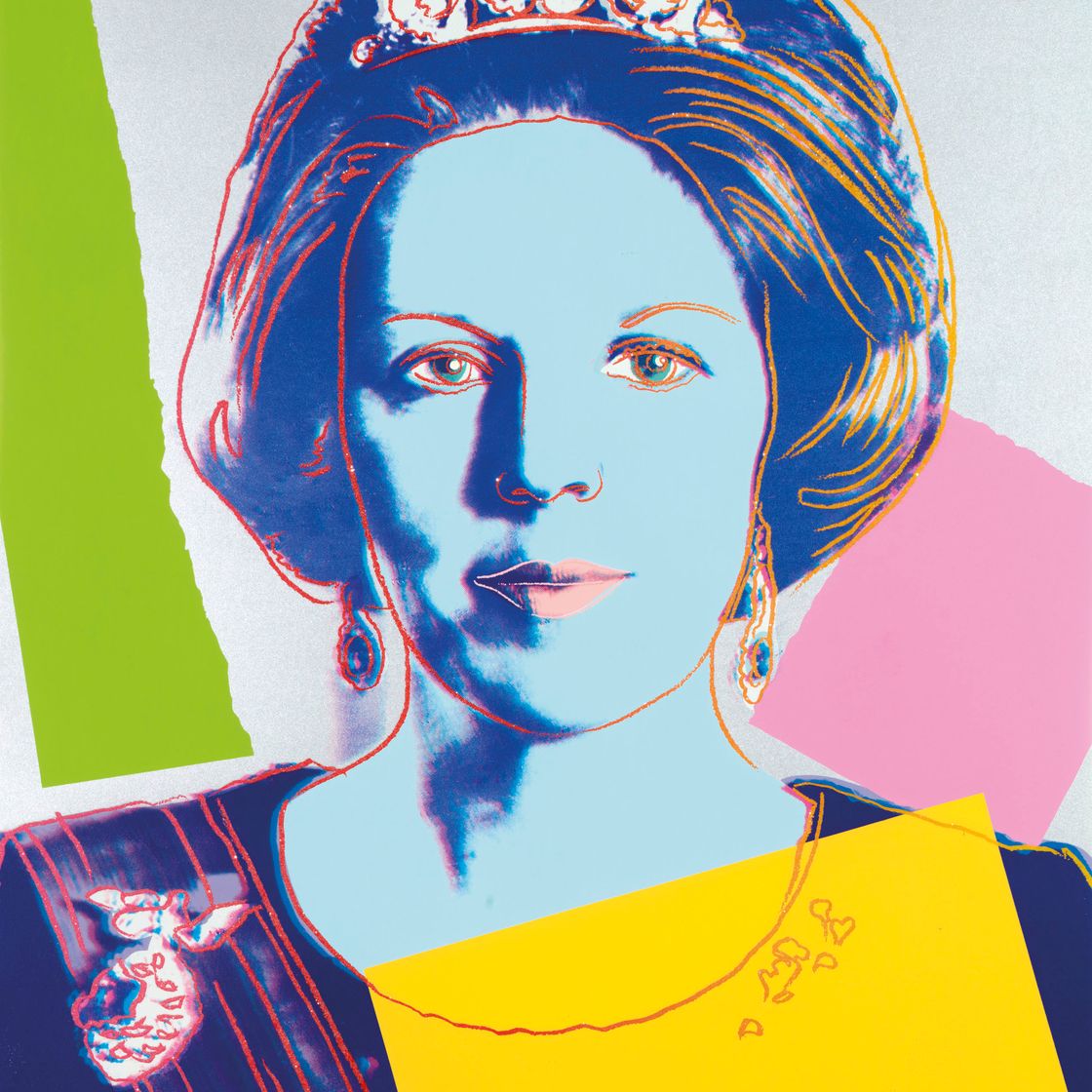 Andy Warhol — Королева Беатрикс, от: Reigning Queens (Королевское издание)