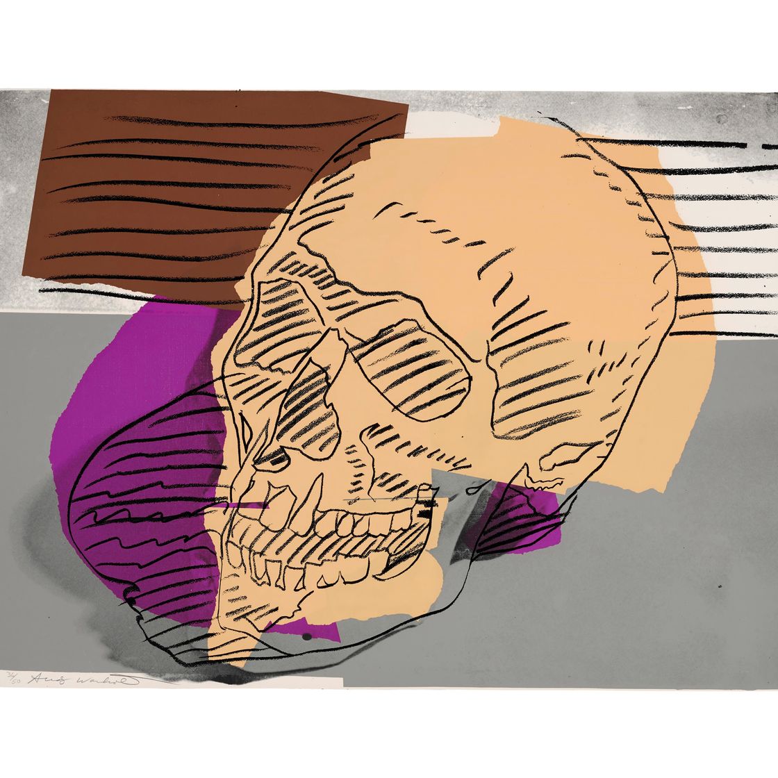 Andy Warhol — Черепа: одна тарелка