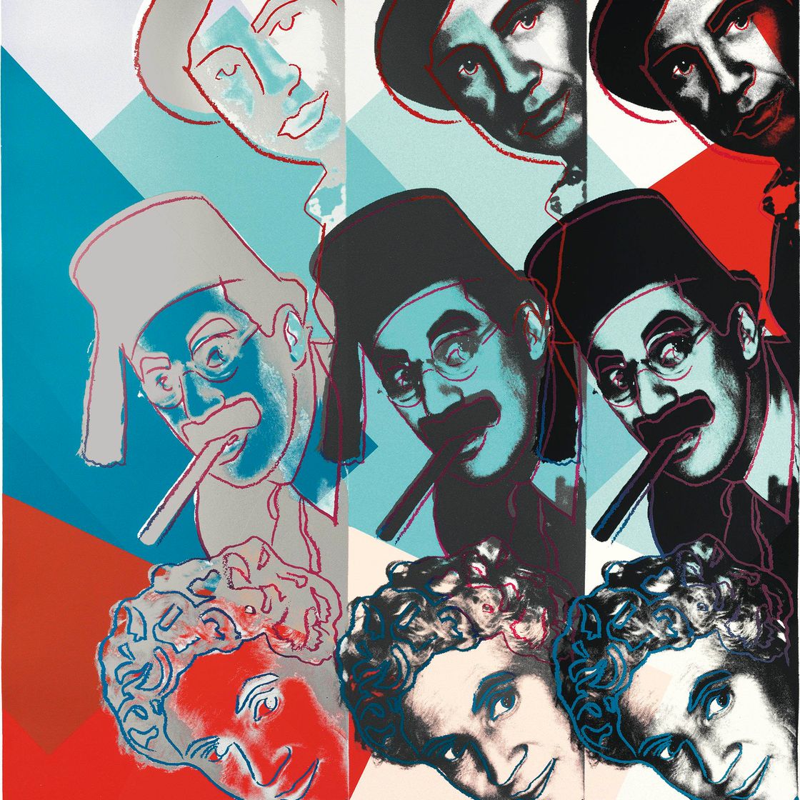 Andy Warhol — Братья Маркс, из "Десяти портретов евреев двадцатого века" (F. & S. II.232)