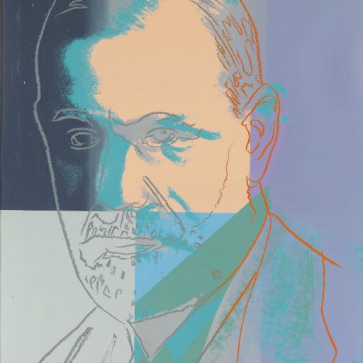 Andy Warhol — Зигмунд Фрейд, из "Десяти портретов евреев двадцатого века" (F. & S. 235)