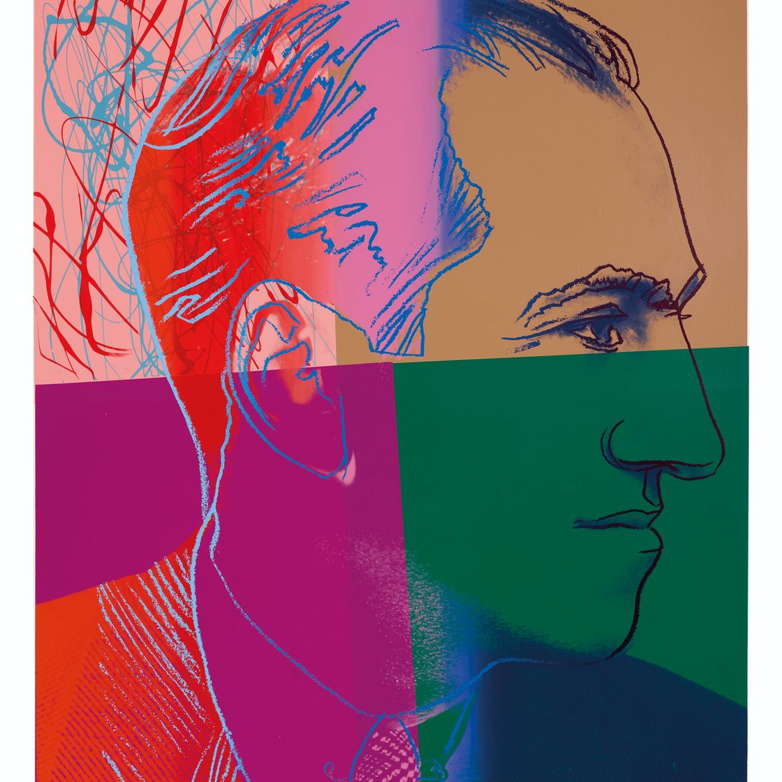 Andy Warhol — Джордж Гершвин из "Десяти портретов евреев двадцатого века"