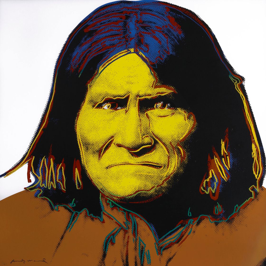 Andy Warhol — Джеронимо из "Ковбоев и индейцев"