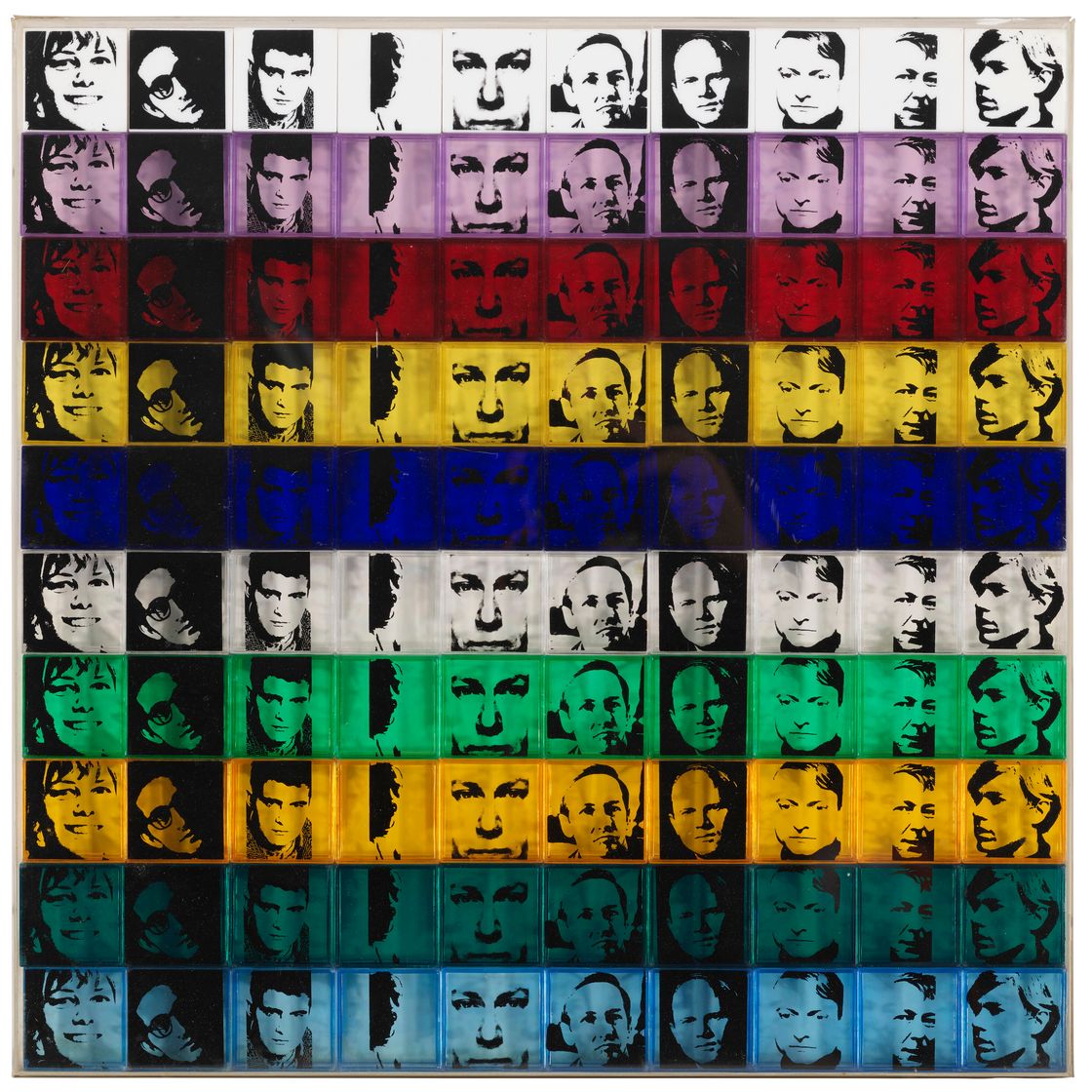 Andy Warhol — Портреты художников, из десяти, выполненных Лео Кастелли