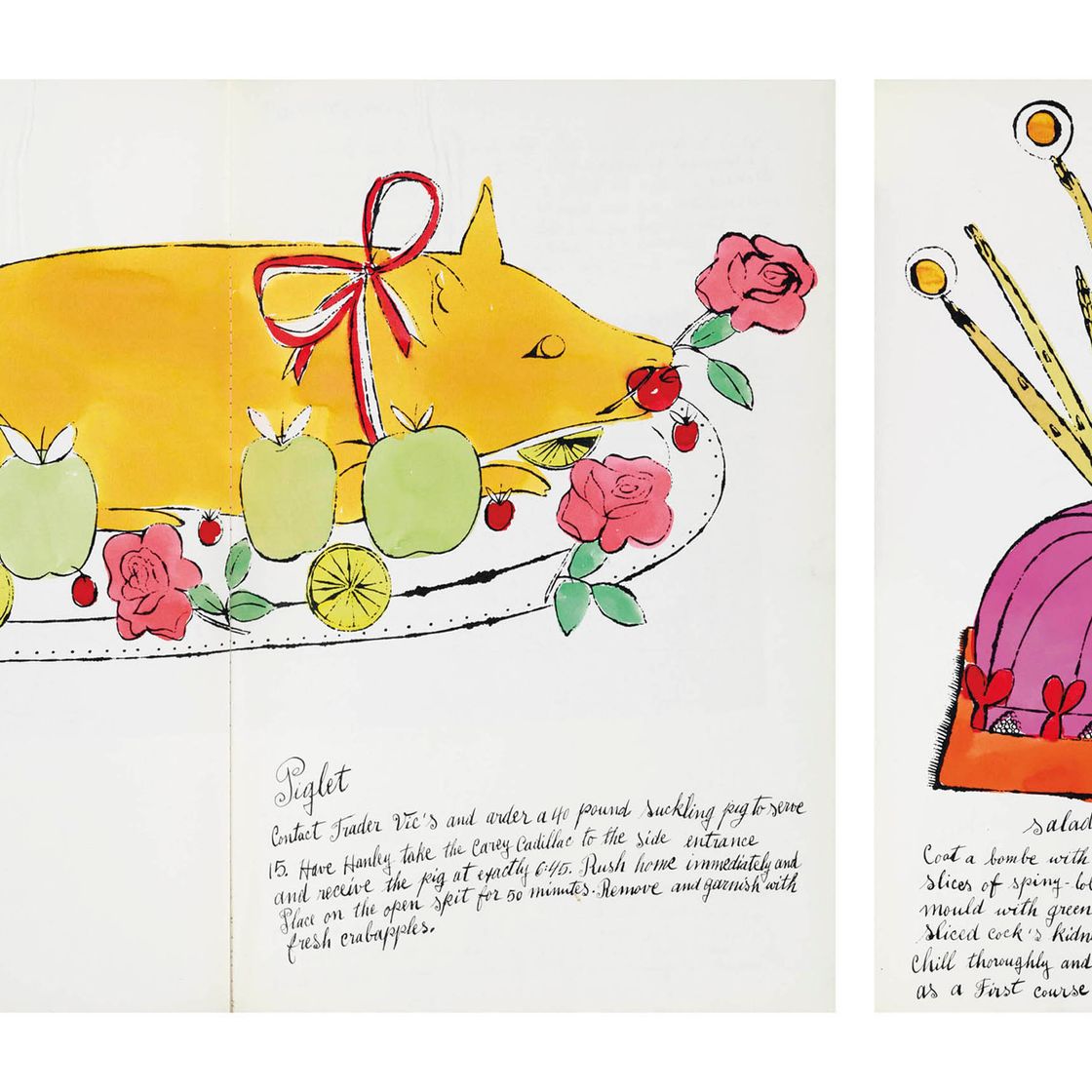 Andy Warhol — Сьюзи Франкфурт, "Дикая малина", Энди Уорхол, Нью-Йорк, 1959 (F. & S. IV.126B-143B)