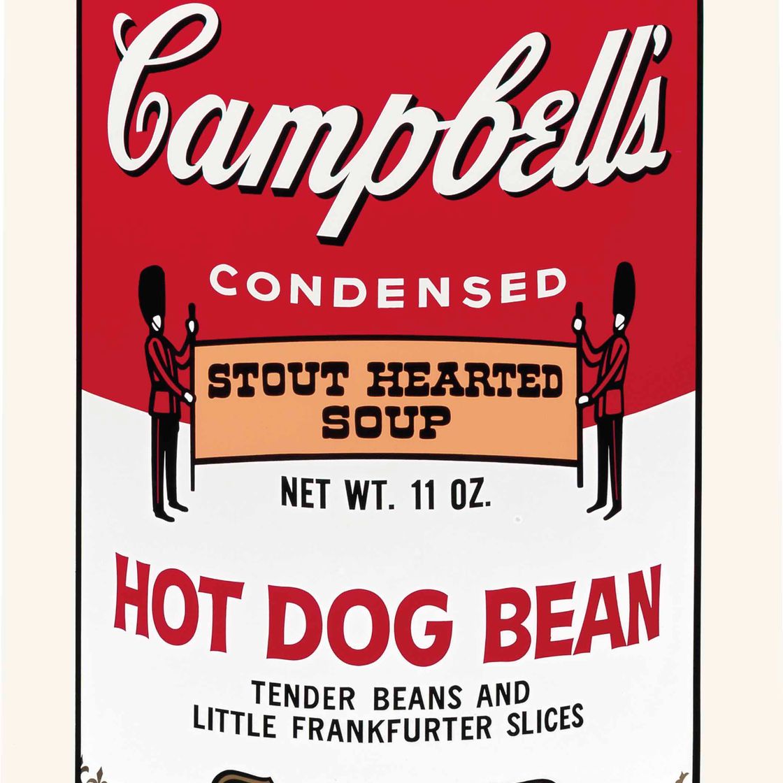 Andy Warhol — Хот-дог с фасолью от Campbell's Soup II