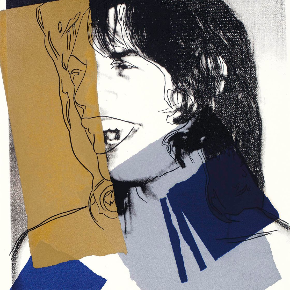 Andy Warhol — Мик Джаггер : одна пластинка (F. & S. II.142)