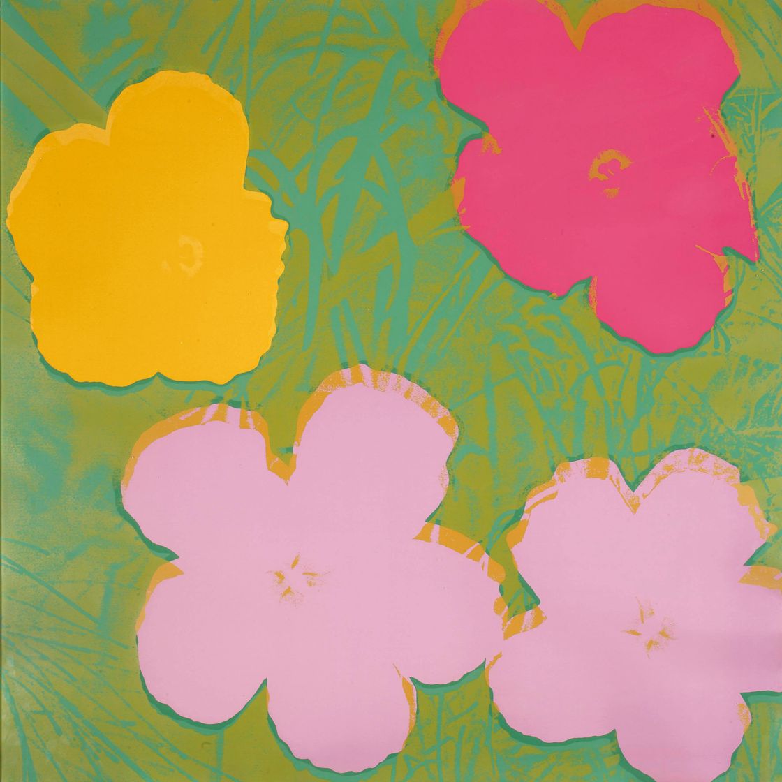 Andy Warhol — Цветы : одна тарелка (F. & S. II.68)