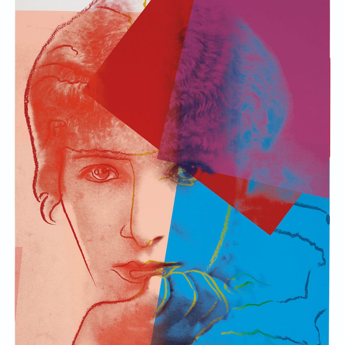 Andy Warhol — Сара Бернар из "Десяти портретов евреев двадцатого века"