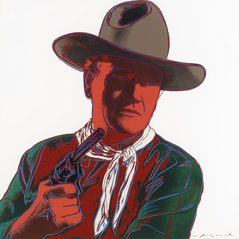 Andy Warhol — Джон Уэйн из "Ковбоев и индейцев" (F. & S. II.377)
