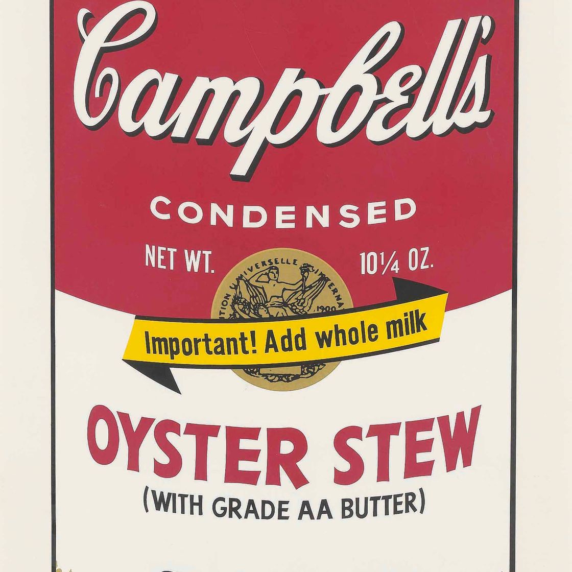 Andy Warhol — Рагу из устриц, от: Campbell's Soup II