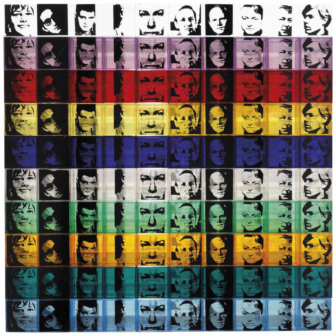 Andy Warhol — Портреты художников, из десяти, выполненных Лео Кастелли