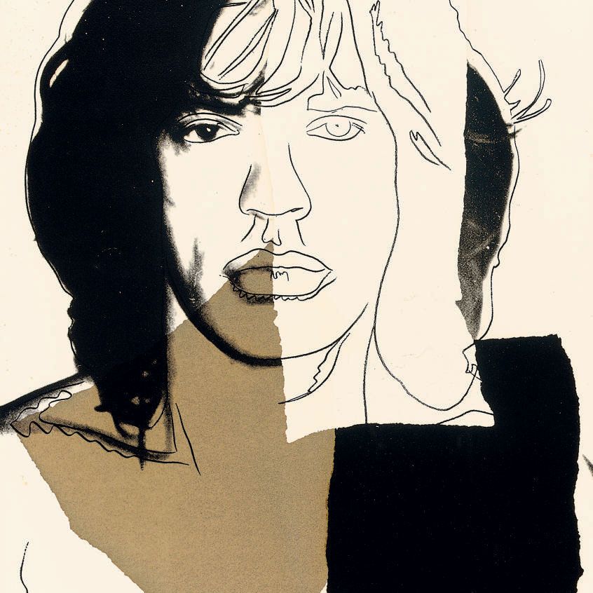 Andy Warhol — Мик Джаггер : одна пластинка (F. & S. II.146)