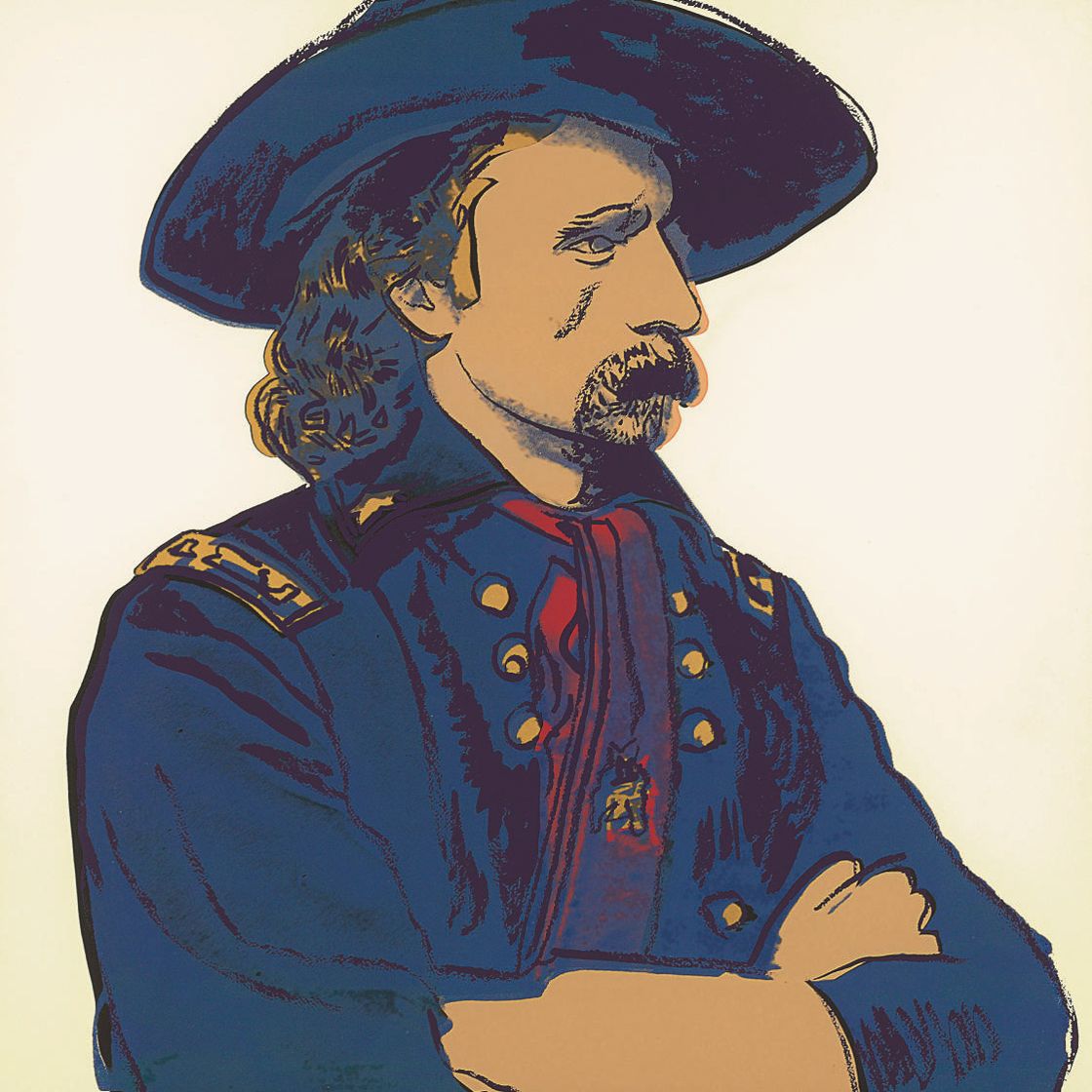 Andy Warhol — Генерал Кастер из "Ковбоев и индейцев" (F. & S. IIB.379)