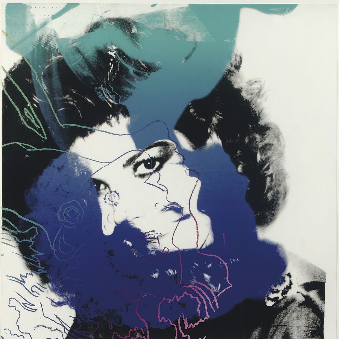 Andy Warhol — Принцесса Монако Каролина (ср. F. & S. IIIB.20 а и б).