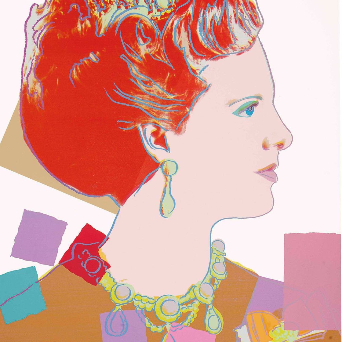 Andy Warhol — Королева Дании Маргрете II, от правящих королев