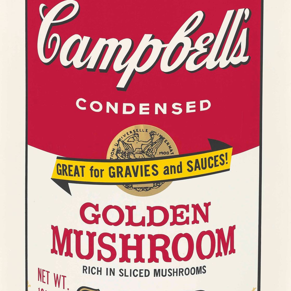 Andy Warhol — Золотистый гриб от Campbell's Soup II (Feldman & Schellmann II.62)