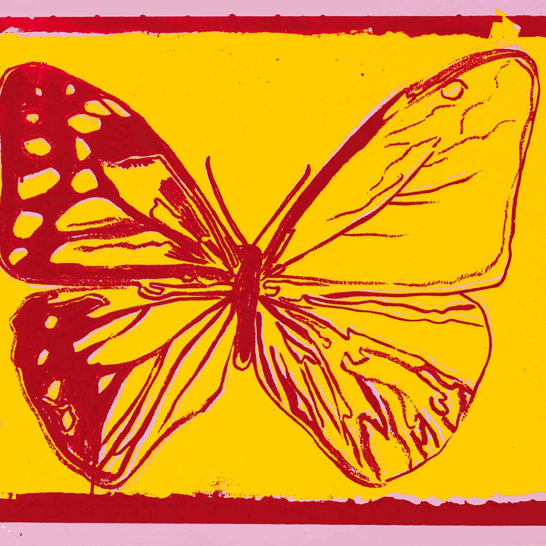 Andy Warhol — Бабочка, от исчезающих животных