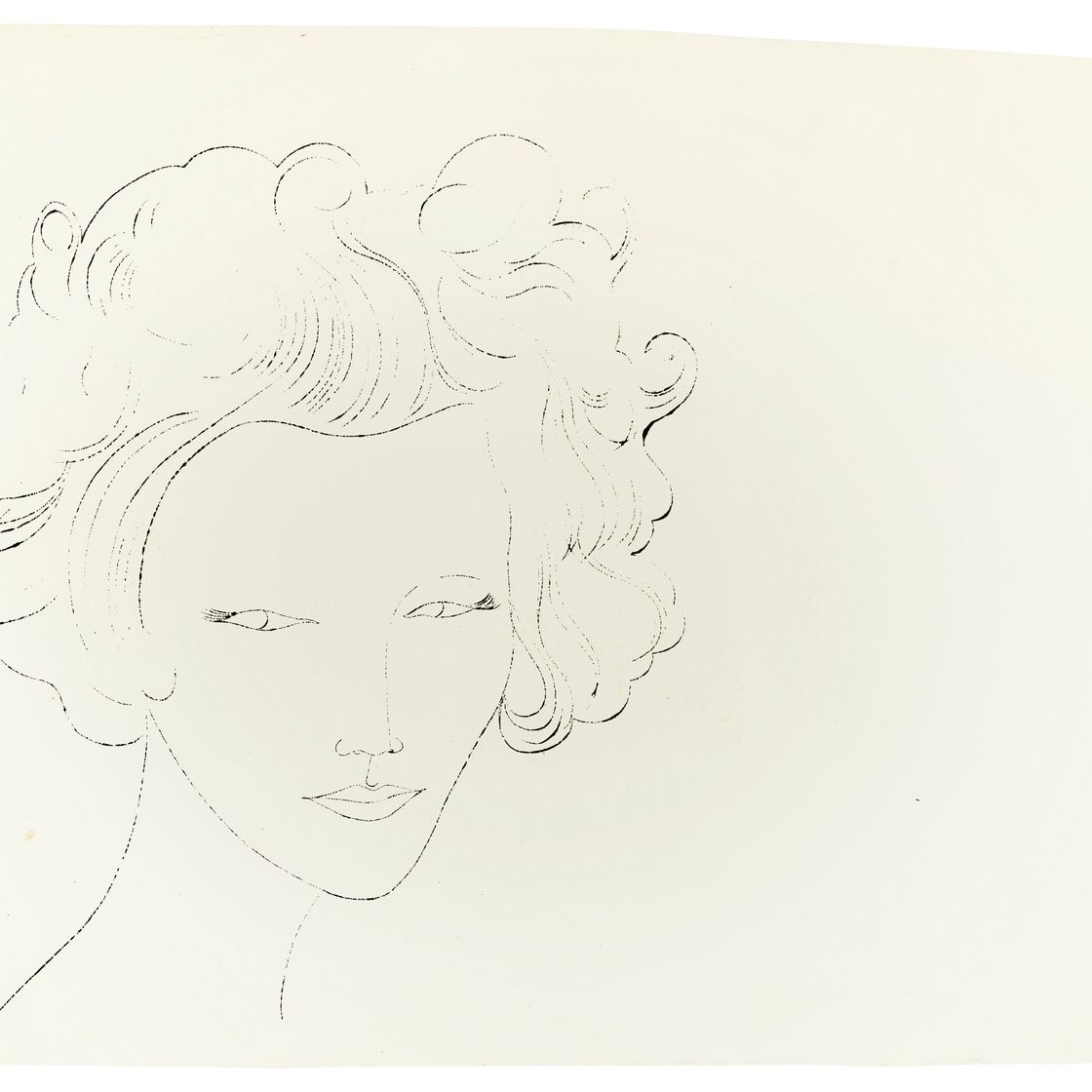 Andy Warhol — Женская голова