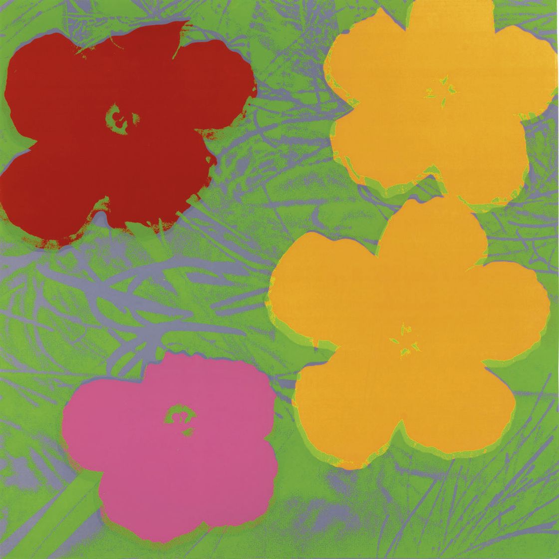 Andy Warhol — Цветы : одна тарелка (F. & S. II.65)