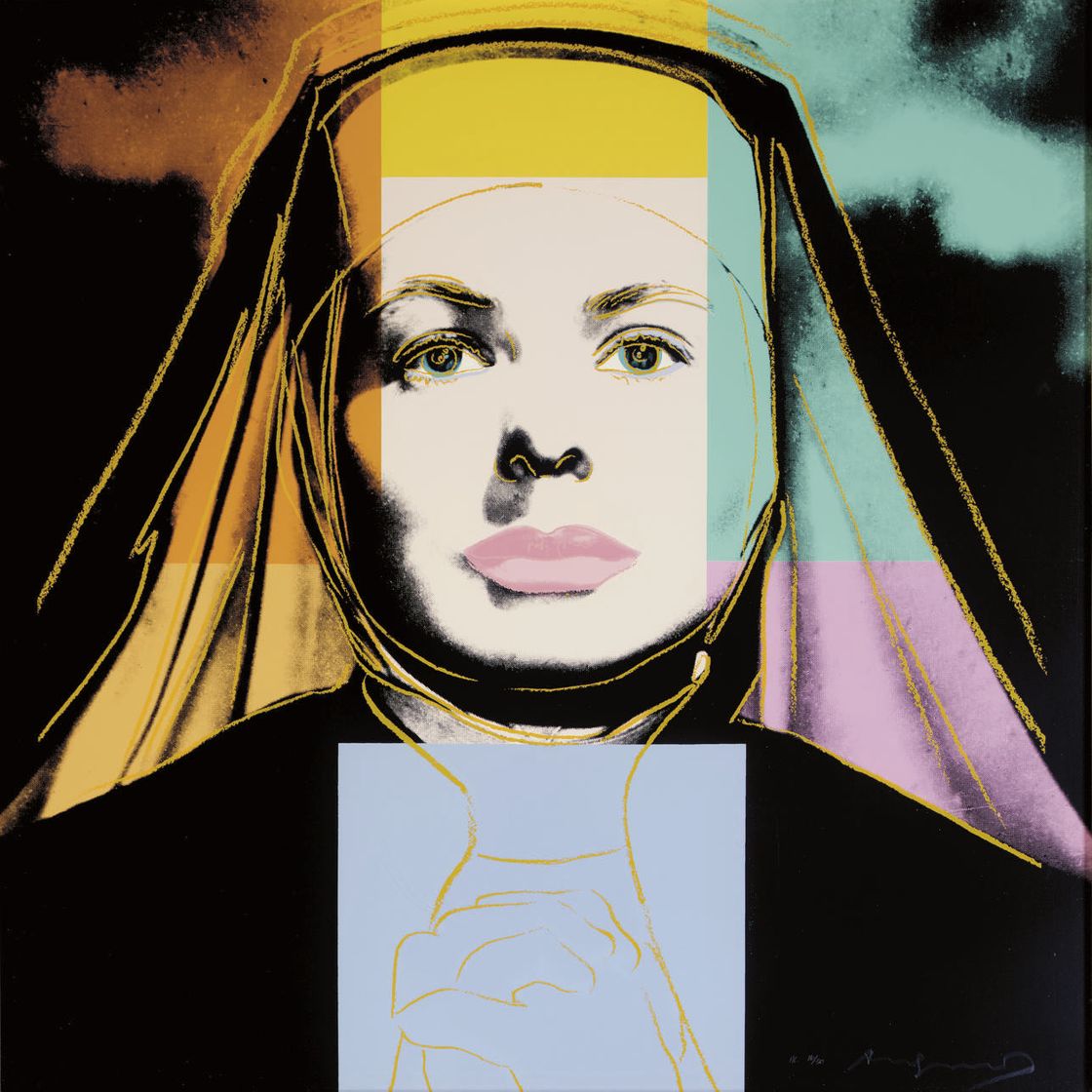 Andy Warhol — "Монахиня" Ингрид Бергман (F. & S. II.314)