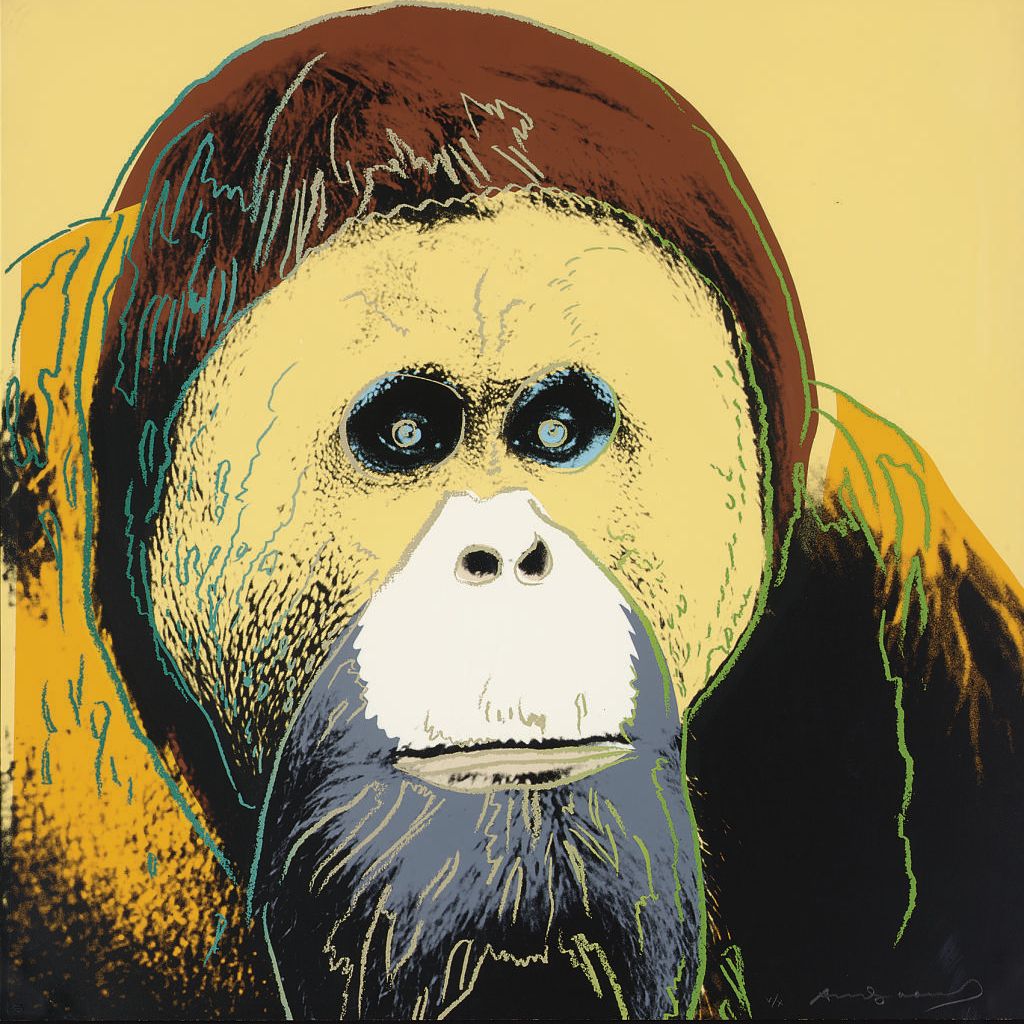 Andy Warhol — Орангутанг, представитель исчезающего вида (F. & S. 299)