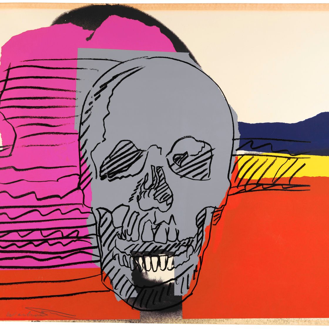 Andy Warhol — Черепа: одна тарелка