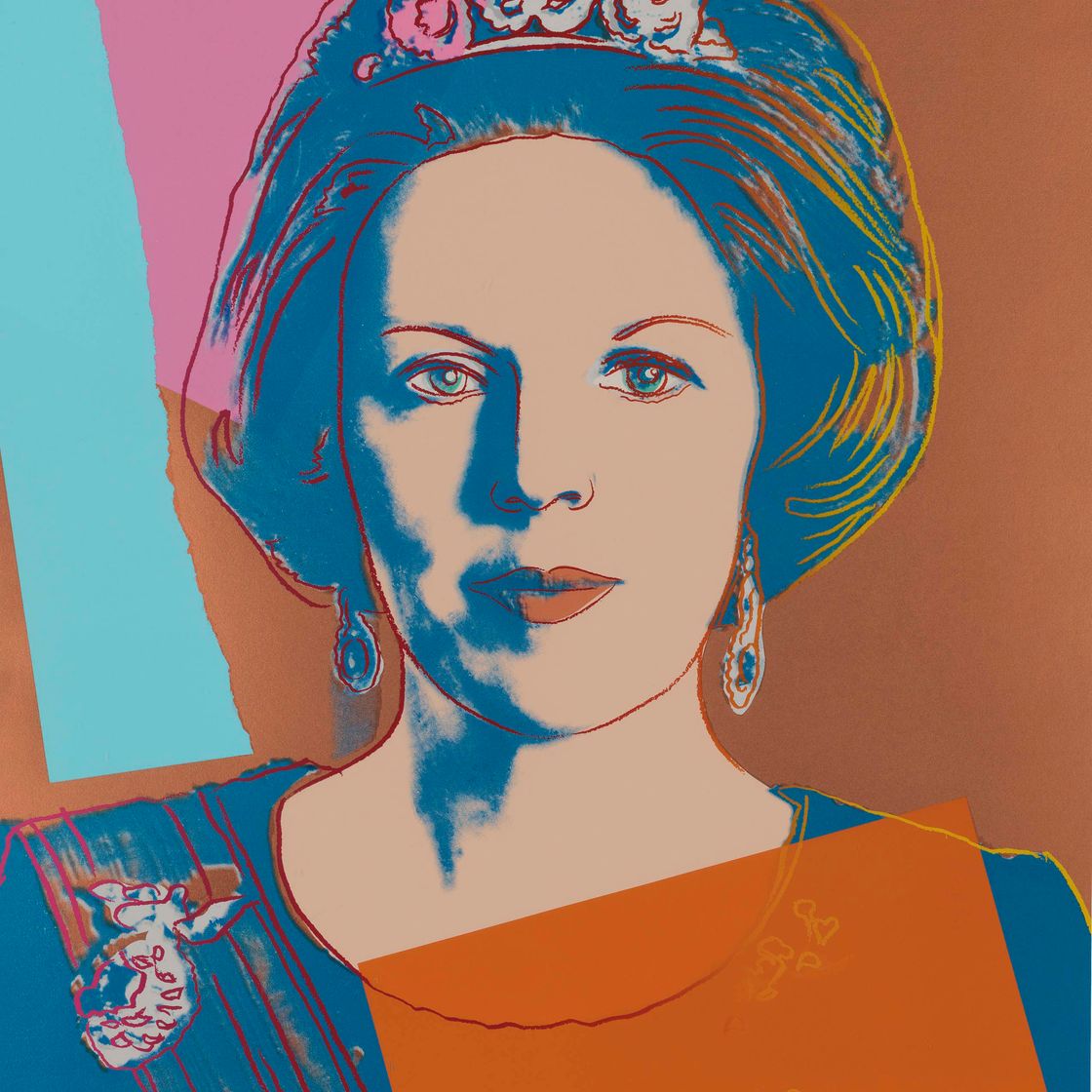 Andy Warhol — Королева Нидерландов Беатрикс, от правящих королев